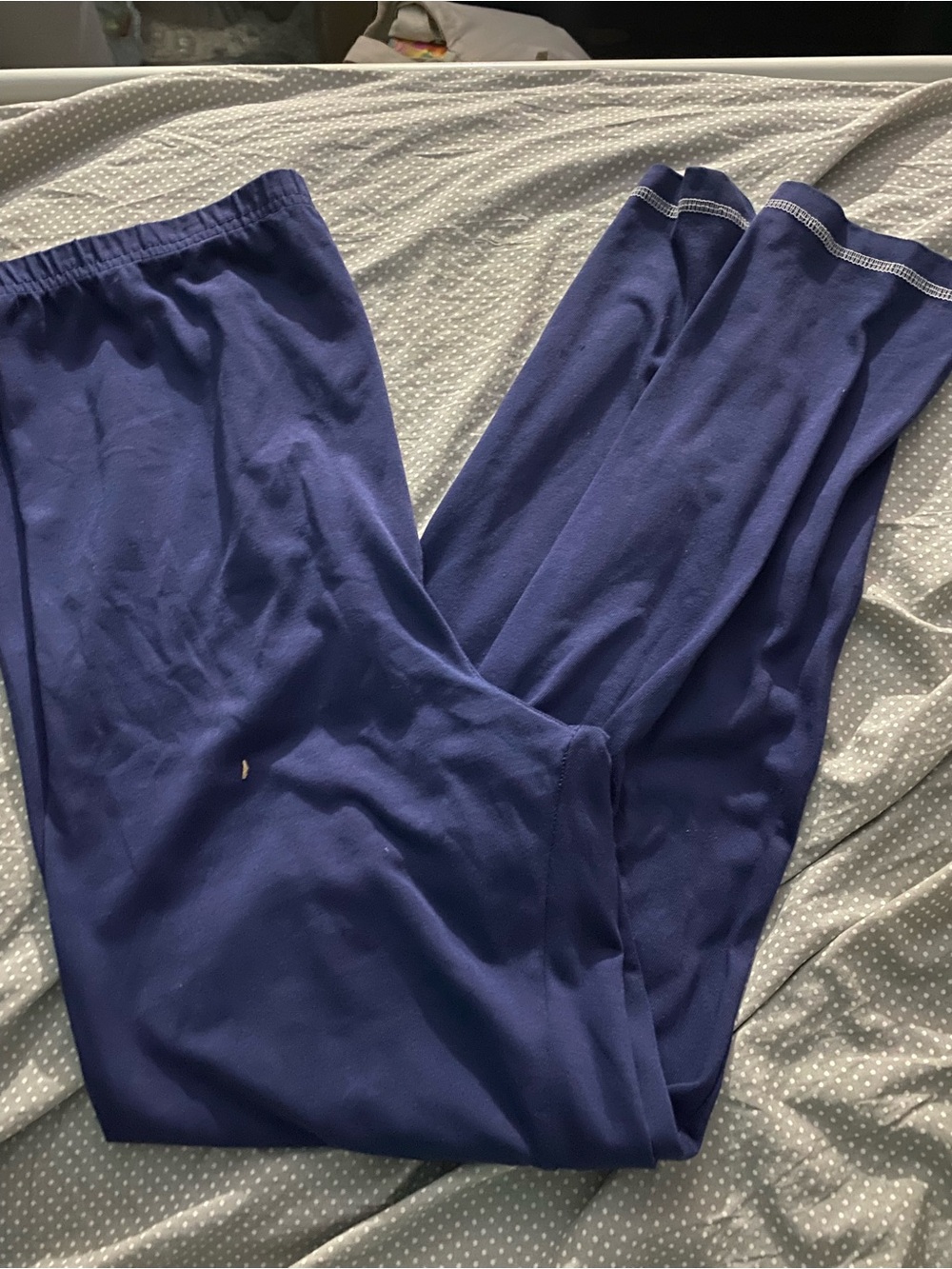 Cozy Women's Nighttime Lounge Pants in Deep Blue